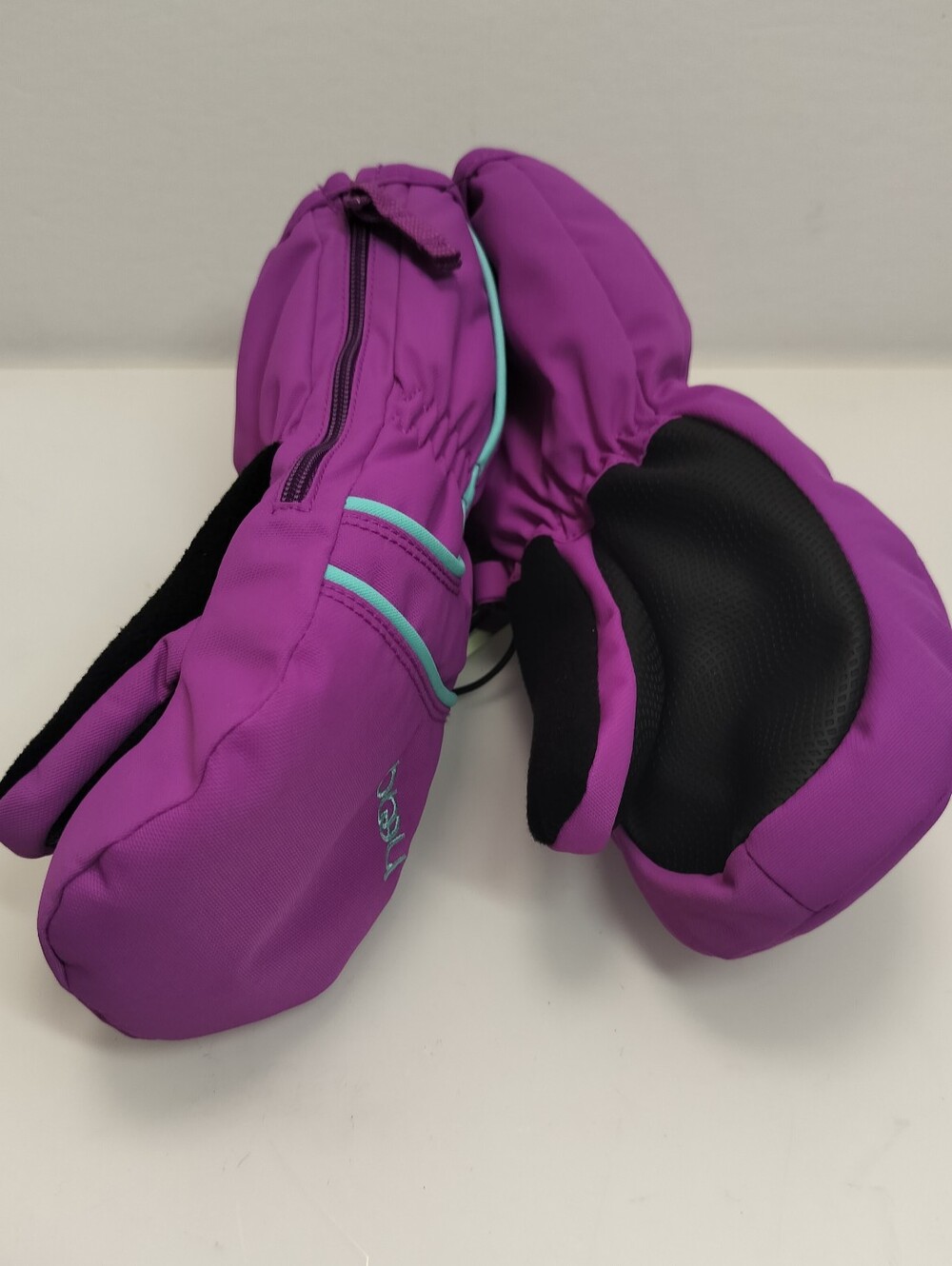 Kids HEAD Ski Mittens Insulated Snow Gloves XS Zipper Winter NWT